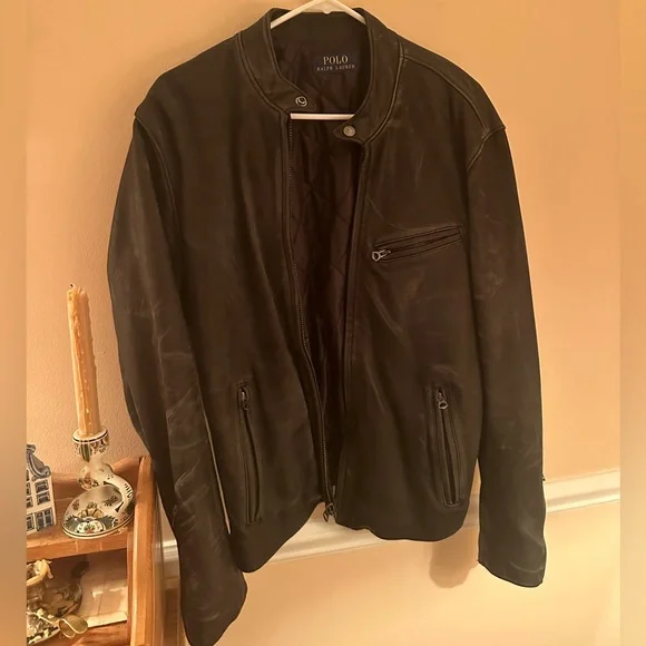 Rare vintage Ralph Lauren leather jacket - Picture 5 of 8